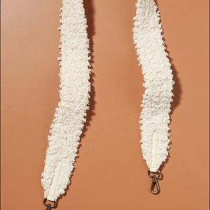 Anthropologie Pearl Embellished bag strap